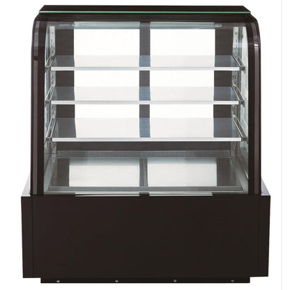 Dukers DDM48R-CB Curved Glass 48" Cake Showcase image 2