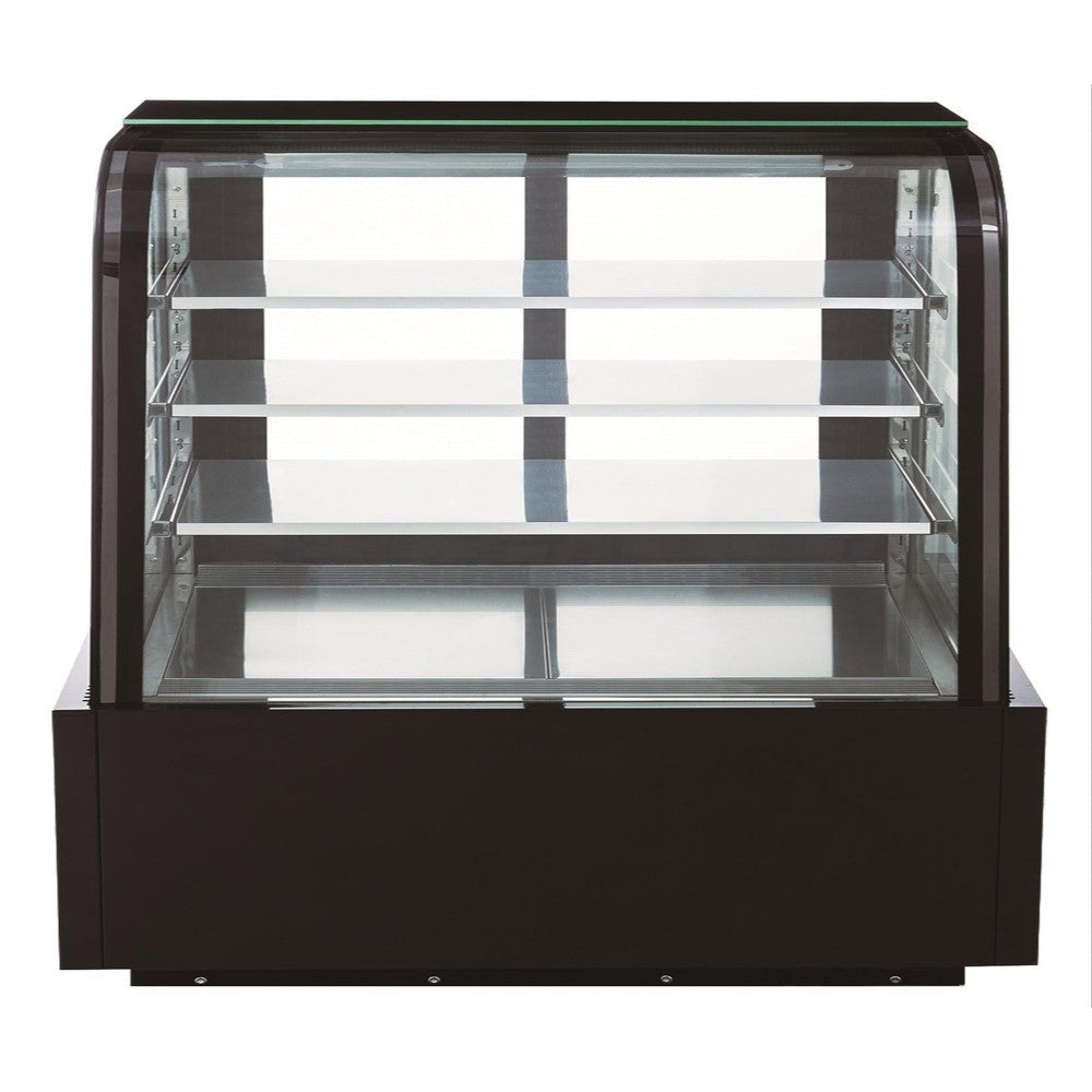 Dukers DDM60R-CB Curved Glass 60" Cake Showcase image 2