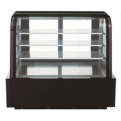 Dukers DDM60R-CB Curved Glass 60" Cake Showcase image 2