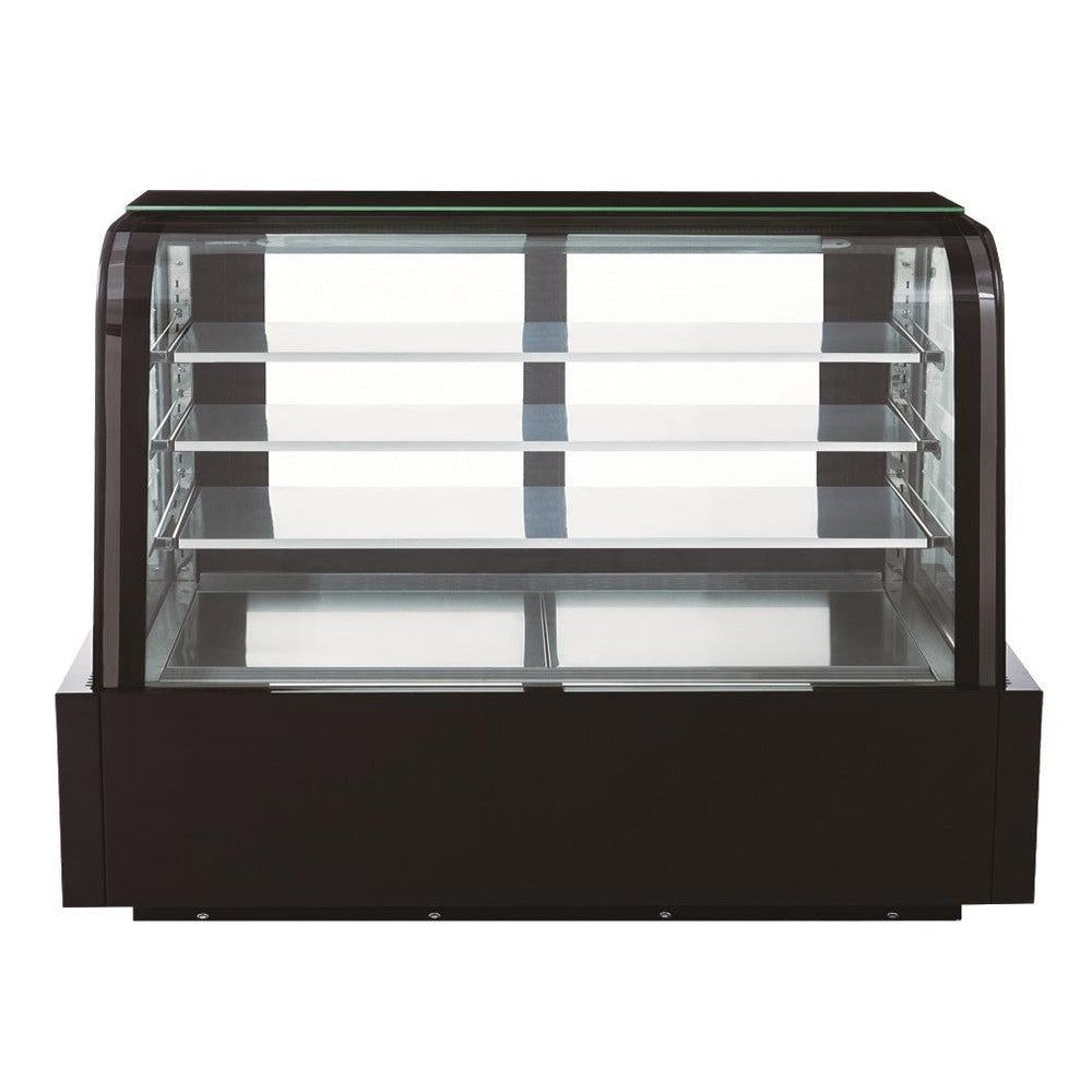 Dukers DDM72R-CB Curved Glass 72" Cake Showcase image 2