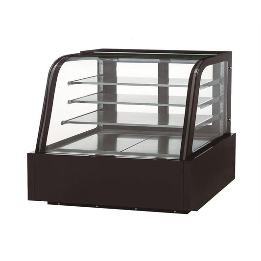Dukers DDM60R-CB Curved Glass 60" Cake Showcase image 1