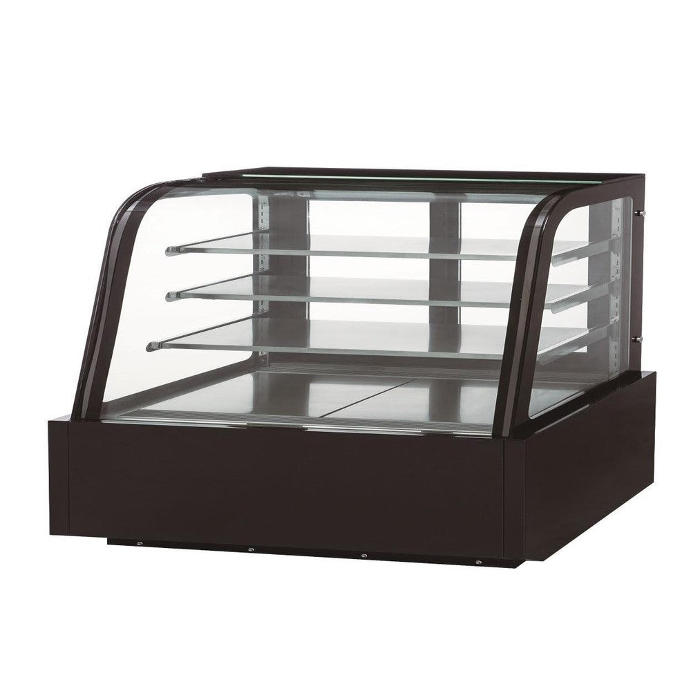 Dukers DDM72R-CB Curved Glass 72" Cake Showcase image 1
