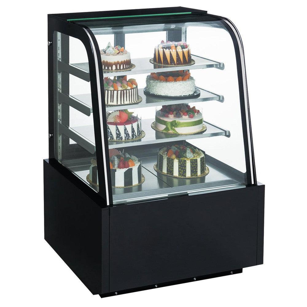 Dukers DDM36R-CB Curved Glass 36" Cake Showcase image 1