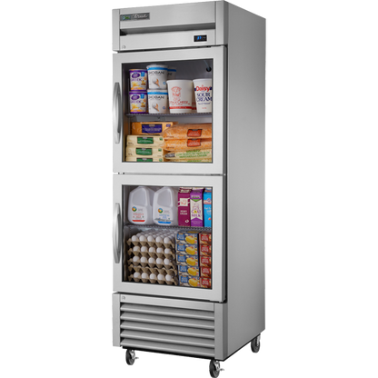 True T-23G-2-HC~FGD01 Reach-In Glass Half Swing Door Refrigerator with Hydrocarbon Refrigerant