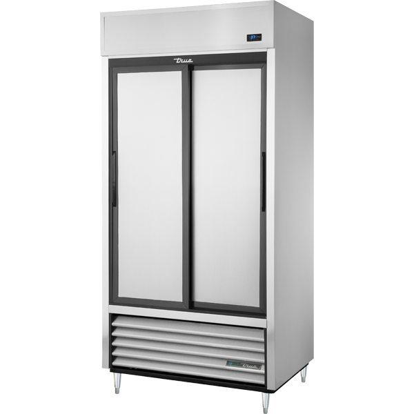 True TSD-33-HC Reach-In Solid Slide Door Refrigerator with Hydrocarbon Refrigerant