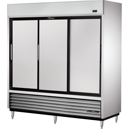 True TSD-69-HC Reach-In Solid Slide Door Refrigerator with Hydrocarbon Refrigerant