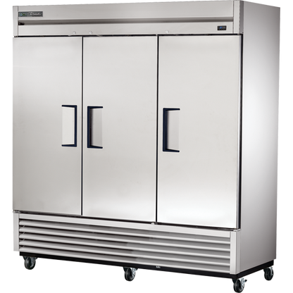 True T-72-HC Reach-In Solid Swing Door Refrigerator with Hydrocarbon Refrigerant