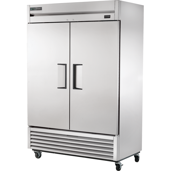 True TS-49-HC Reach-In Solid Swing Door Stainless Steel Refrigerator with Hydrocarbon Refrigerant