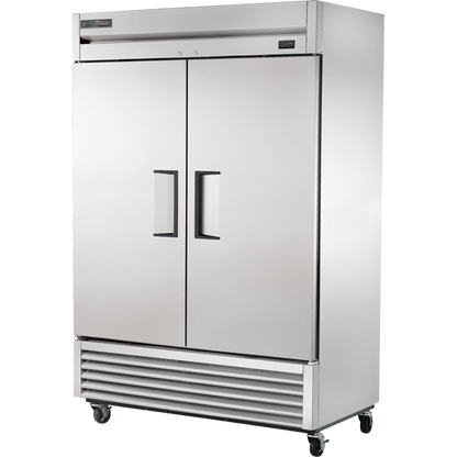 True TS-49-HC Reach-In Solid Swing Door Stainless Steel Refrigerator with Hydrocarbon Refrigerant