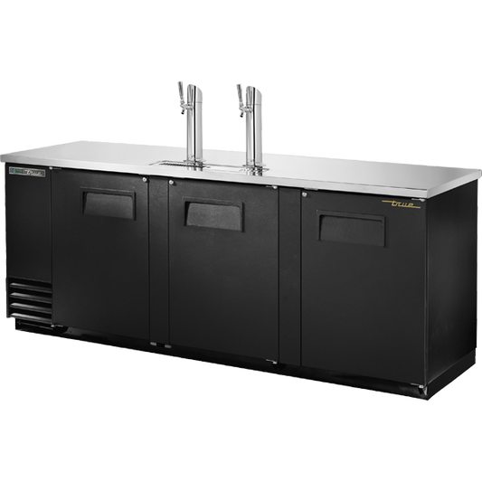 True TDD-4-HC Solid Swing Door Direct Draw Beer Dispenser with Hydrocarbon Refrigerant