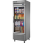 True T-23G-HC~FGD01 Reach-In Glass Swing Door Refrigerator with Hydrocarbon Refrigerant