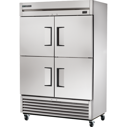 True TS-49-4-HC Reach-In Solid Half Swing Door Stainless Steel Refrigerator with Hydrocarbon Refrigerant