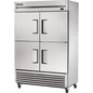 True TS-49-4-HC Reach-In Solid Half Swing Door Stainless Steel Refrigerator with Hydrocarbon Refrigerant