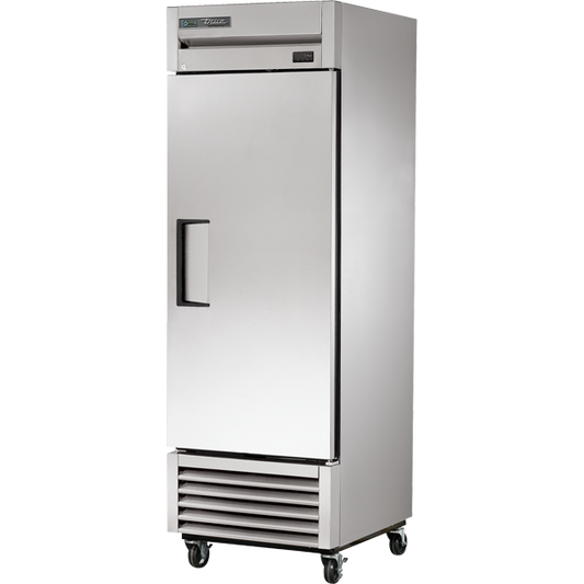 True TS-23-HC Reach-In Solid Swing Door Stainless Steel Refrigerator with Hydrocarbon Refrigerant