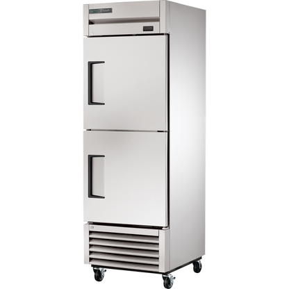 True TS-23-2-HC Reach-In Solid Half Swing Door Stainless Steel Refrigerator with Hydrocarbon Refrigerant