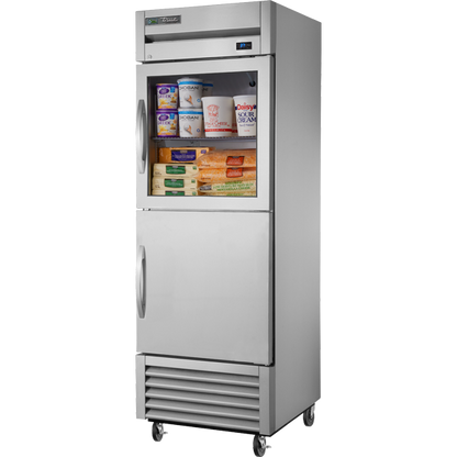 True T-23-1-G-1-HC~FGD01 Reach-In Combination Half Swing Door Refrigerator with Hydrocarbon Refrigerant